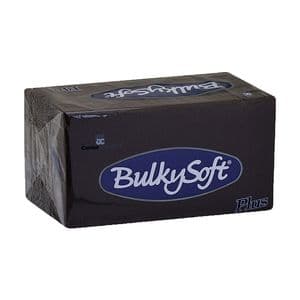 Picture 1 of Servet Bulkysoft 38cm x 38cm zwart 2 lagen airlaid
