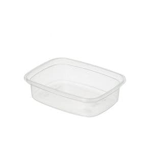 Picture 1 of Cup rechthoek 10.8cm x 8.2cm x 2.45cm 125ml pp transparant