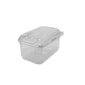 Picture 6 of Fruitbak met vast deksel 9.5cm x 12.4cm x 7.6cm 250gr transparant