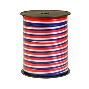 Picture 1 of Krullint mat 10mm x 200m rood wit blauw onbedrukt