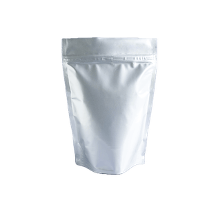 Picture 1 of Stazakken 500ml 13cm x 22cm 2x3.5cm zilver gripsluiting & afscheurrand onbedrukt