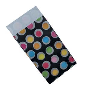 Picture 1 of Cadeauzakjes luxe grass and sugarbeet paper 7cm x 13cm zwart geel rood blauw groen 70gr / m2