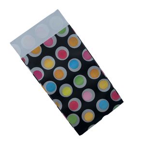 Picture 1 of Cadeauzakjes luxe grass and sugarbeet paper 7cm x 13cm zwart geel rood blauw groen 70gr / m2