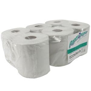 Picture 1 of Poetsrol Paper2Paper economy 20cm x300m midi 1 laag wit
