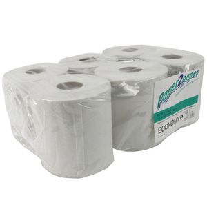 Picture 1 of Poetsrol Paper2Paper economy 20cm x300m midi 1 laag wit