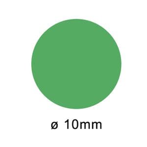 Picture 1 of Etiket op rol 10mm groen