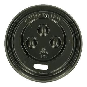 Picture 1 of Deksel plastic travellid 7.2cm zwart