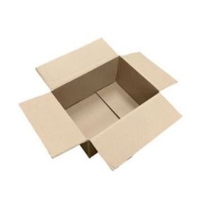 Picture 1 of Amerikaanse vouwdoos 305mm x 220mm x 150mm enkel golf B bruin onbedrukt