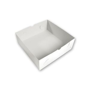 Picture 2 of Zwanenhalsdoos 30cm x 30cm x 8cm wit onbedrukt