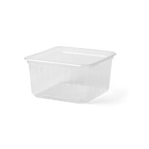 Picture 1 of Cup vierkant 11.4cm x 11.4cm x 6.1cm 500ml pp transparant