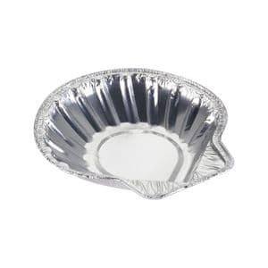 Picture 1 of Aluminium schelp rond 12.3cm x 2cm 120ml