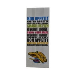Picture 1 of Spareribzak papier/pe 18cm x 8cm x 45cm bon appetit