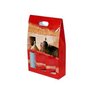 Picture 1 of Draagkarton 3 fles rood kruik