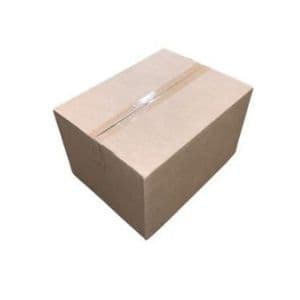 Picture 1 of Amerikaanse vouwdoos 408mm x 306mm x 234mm enkel golf C bruin onbedrukt