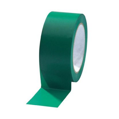 Picture 1 of PVC solvent tape 50mm x 66m groen onbedrukt 35µm